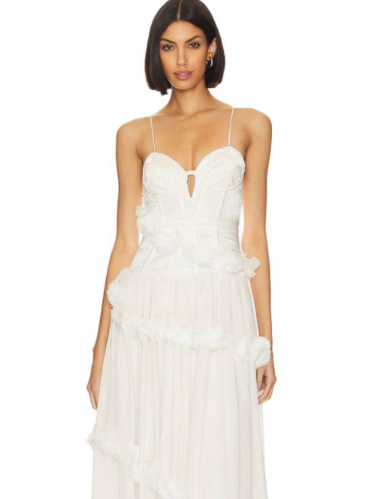 For Love And Lemons White Olivia Gown